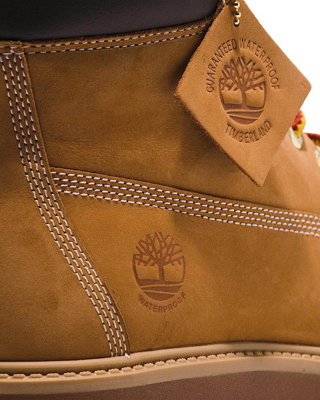 Timberland Stone Street 6 Inch Lace UP Waterdichte Boot Wit