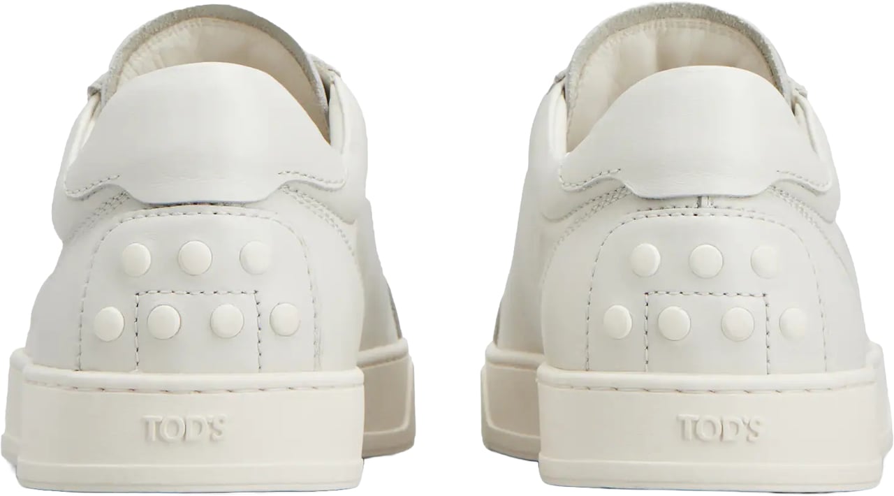 Tod's Sneakers Bianco Latte Wit