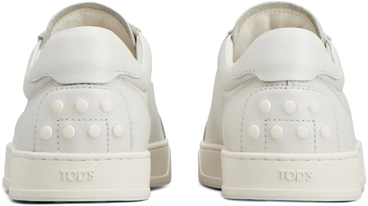 Tod's Sneakers Bianco Latte Wit