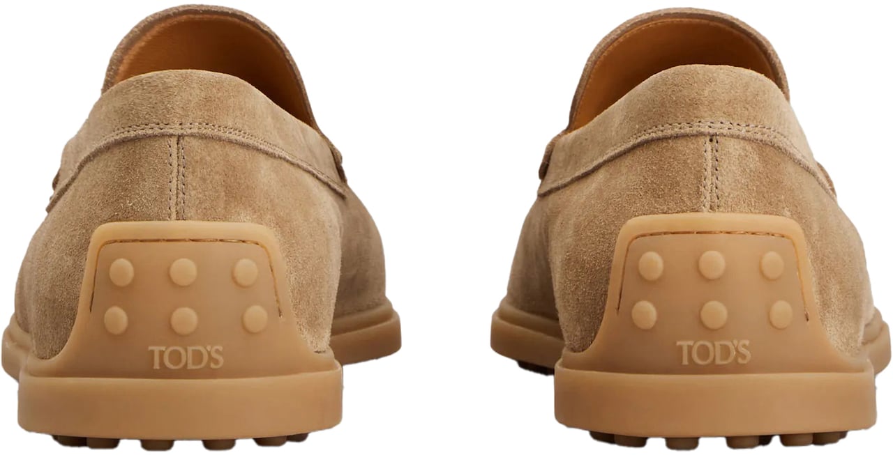 Tod's Flat Shoes Tabacco Chiaro Beige