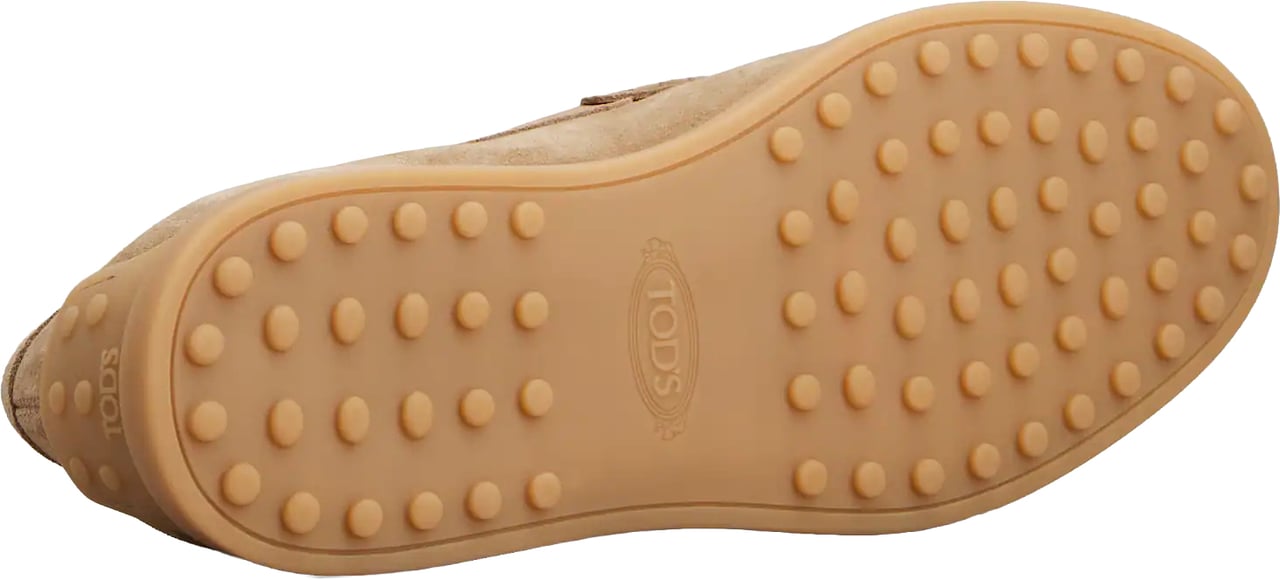 Tod's Flat Shoes Tabacco Chiaro Beige