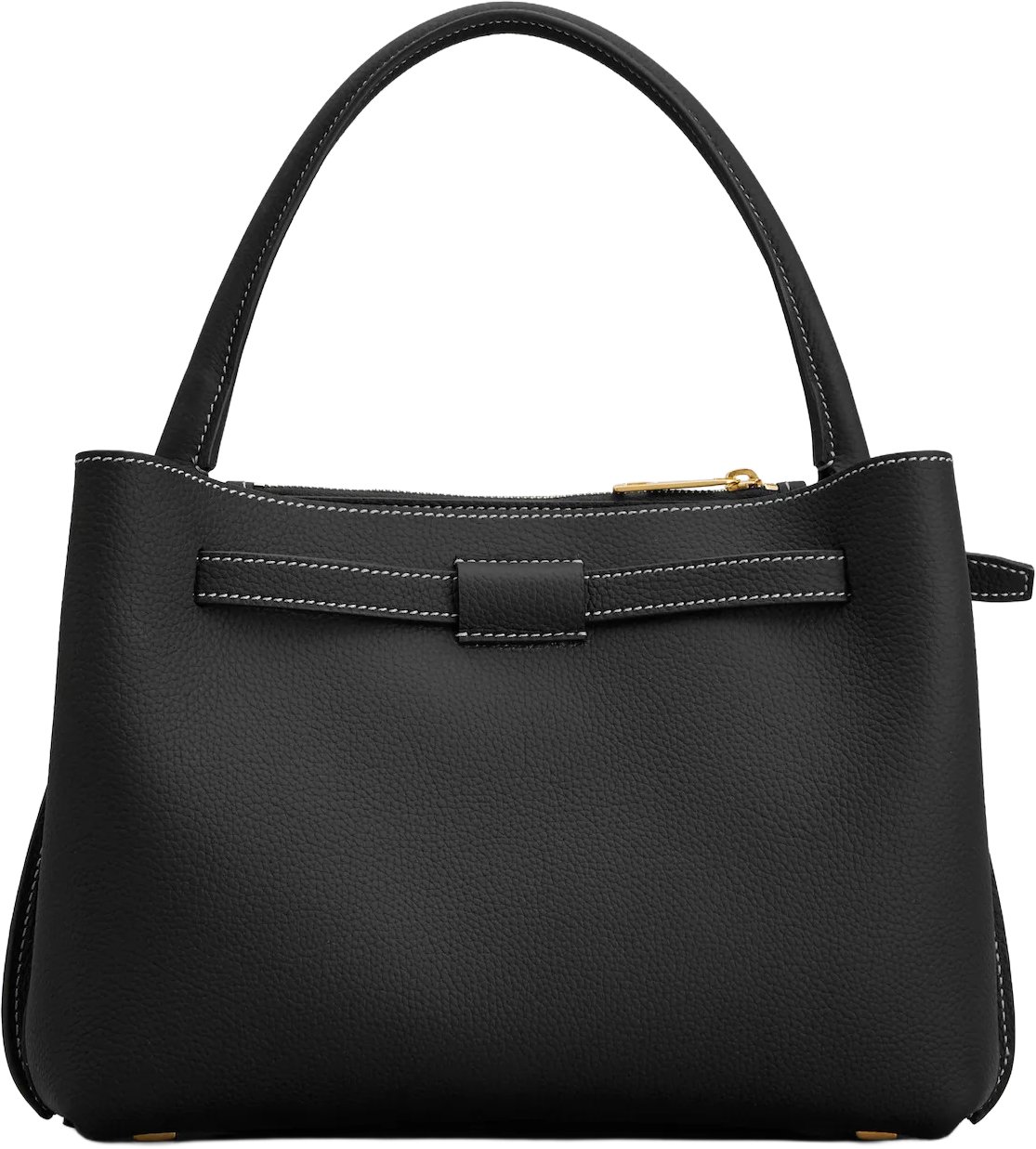 Tod's Black Tim Top Handle Mini Bag Zwart