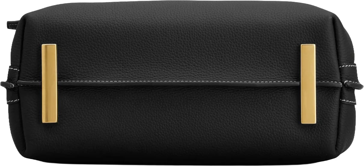 Tod's Black Tim Top Handle Mini Bag Zwart