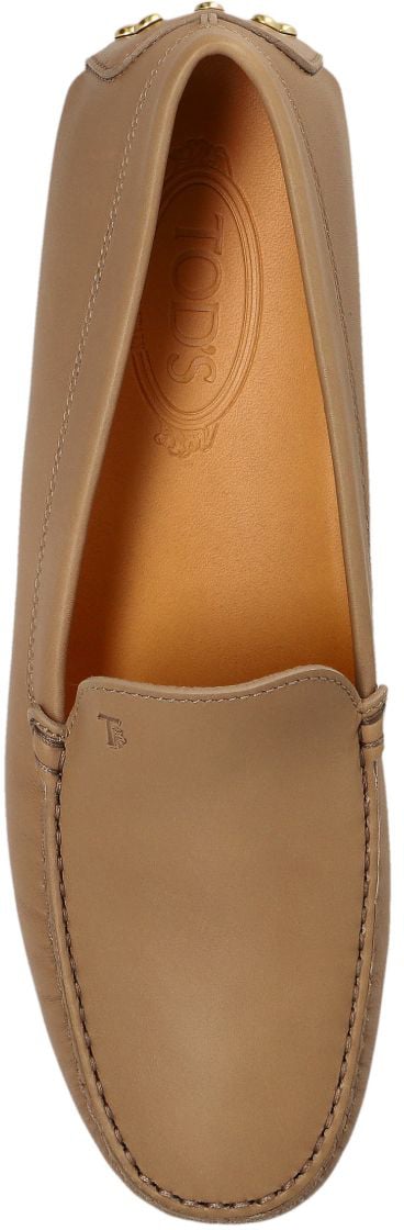Tod's Flat Shoes Coca Mocha Beige