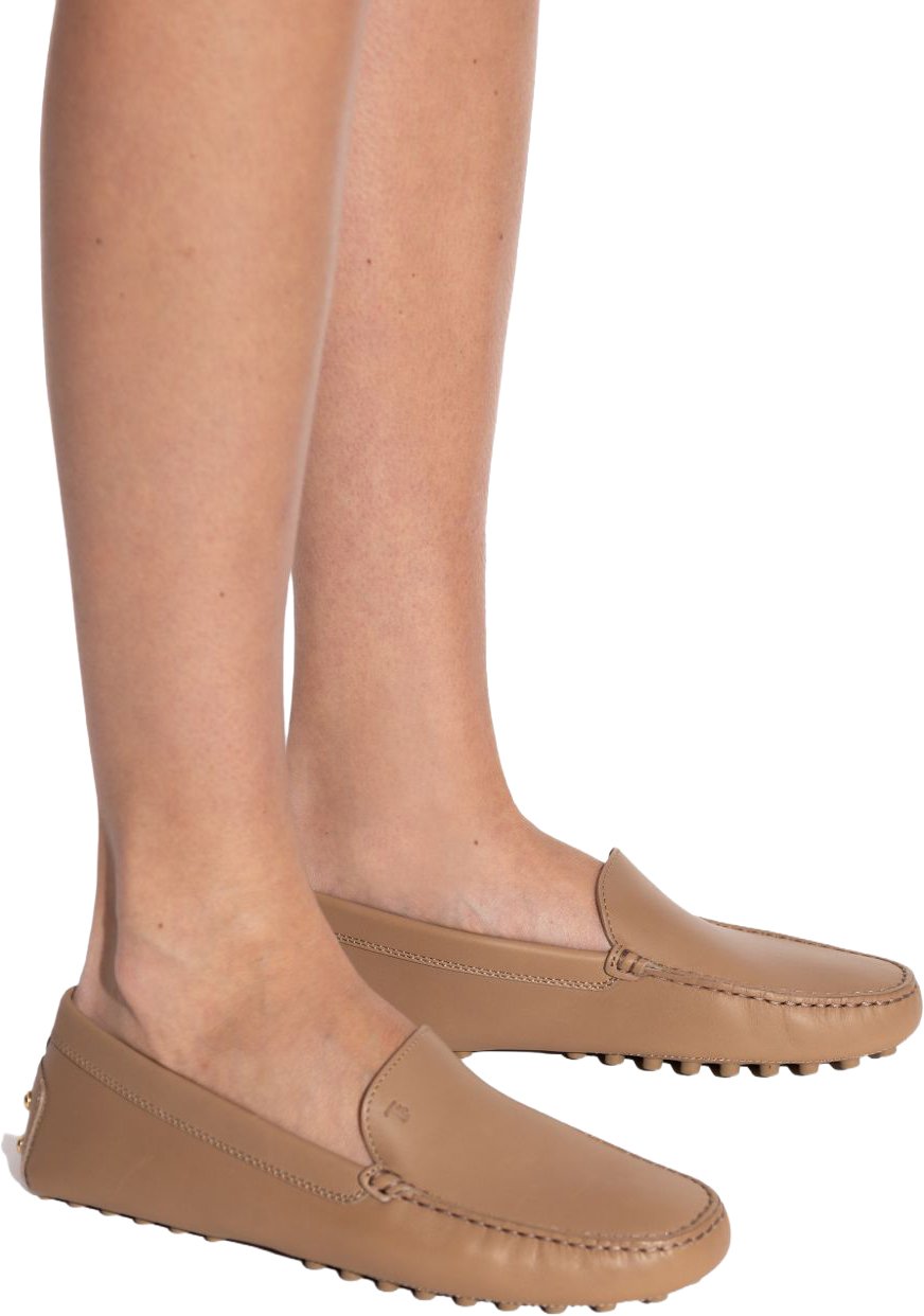 Tod's Flat Shoes Coca Mocha Beige