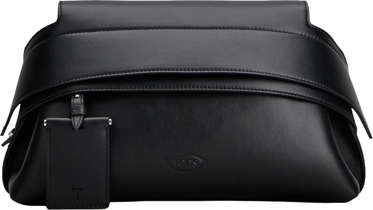 Tod's Black Wav Pouch Mini Bag Zwart