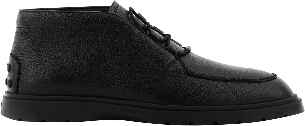 Tod's Tod's Desert Boot Black Leather Zwart