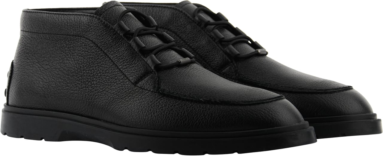 Tod's Tod's Desert Boot Black Leather Zwart