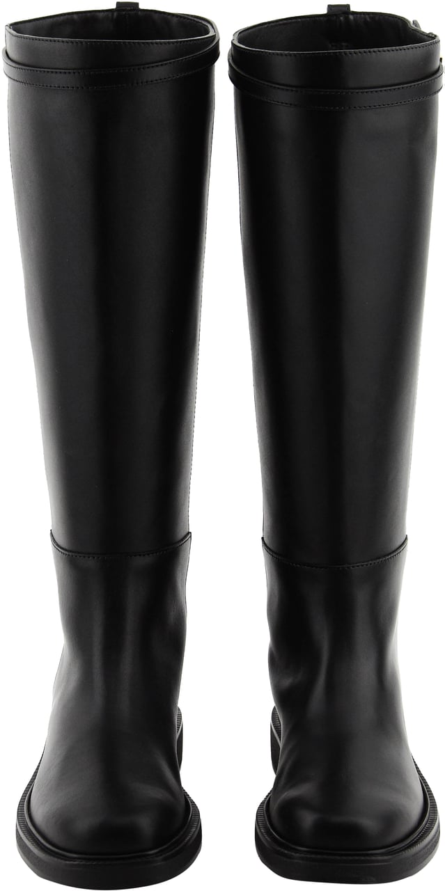 Tod's Tod's Leather Boot Black Zwart