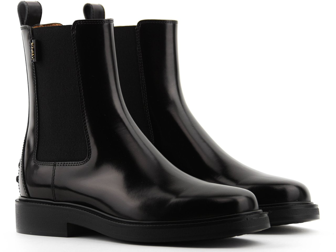 Tod's Tod's Chelsea Boot Black Leather Zwart