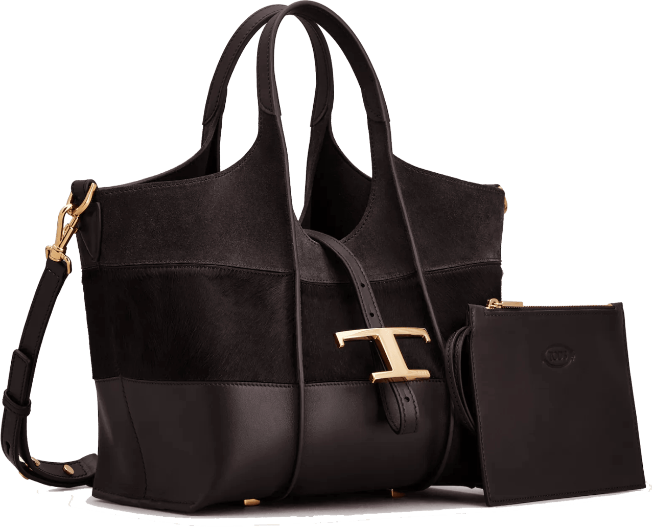Tod's Tod's T Timeless Shoping Bag Brown Bruin