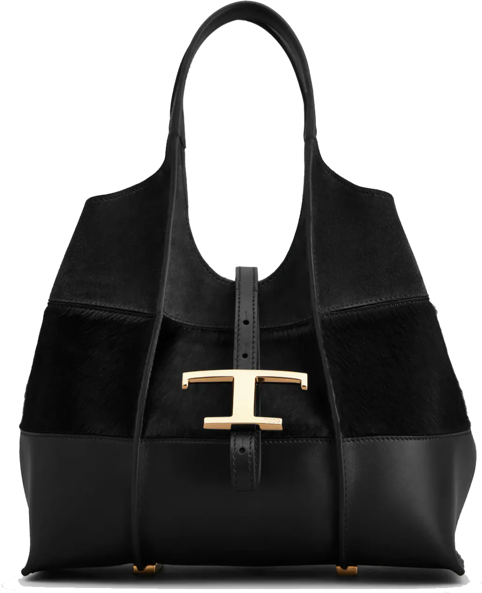 Tod's Tod's T Timeless Shopping Bag Black Zwart