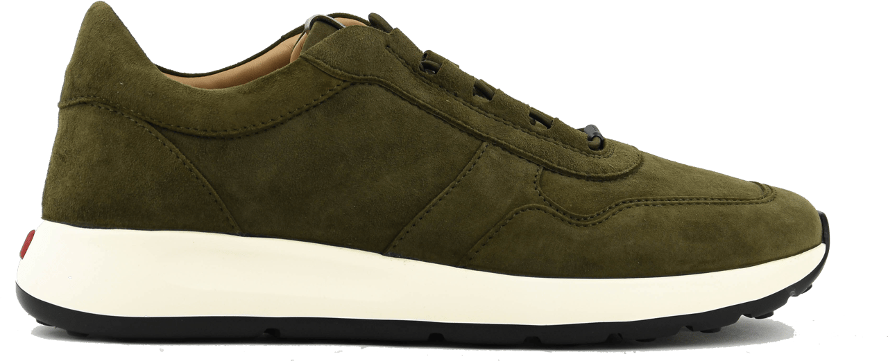 Tod's Tod's Red Dot Sneaker Pashmy Suede Green Groen
