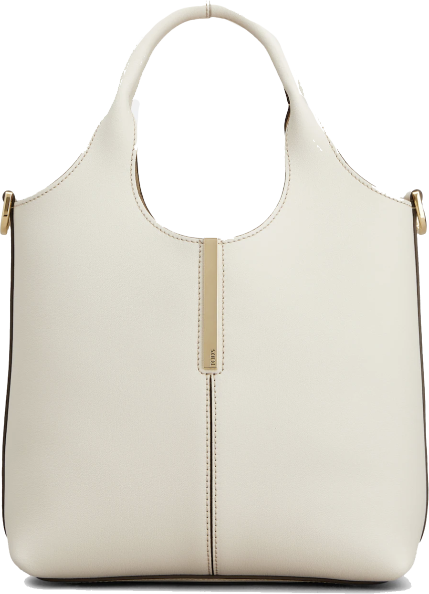 Tod's Tod's Tote Shopping Bag Mini White Wit