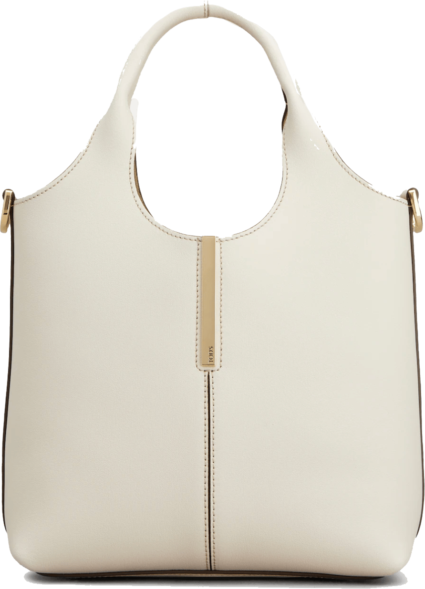 Tod's Tod's Tote Shopping Bag Mini White Wit