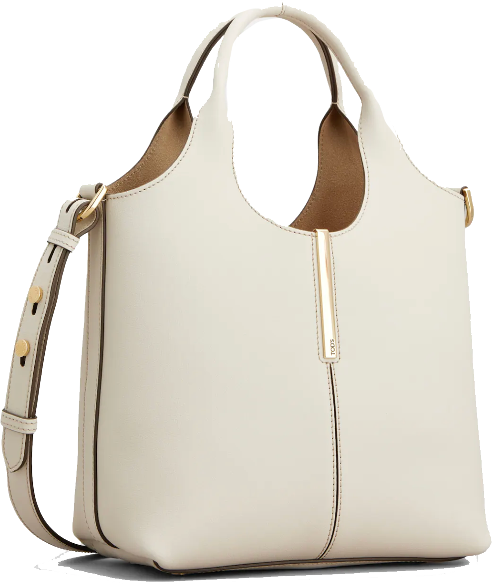 Tod's Tod's Tote Shopping Bag Mini White Wit