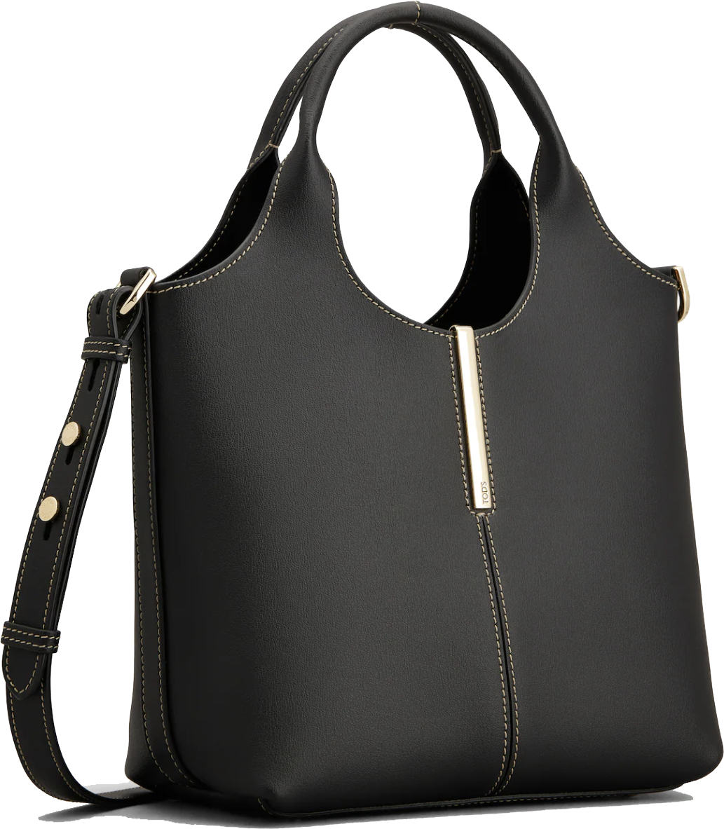 Tod's Tod's Tote Shopping Bag Mini Black Zwart