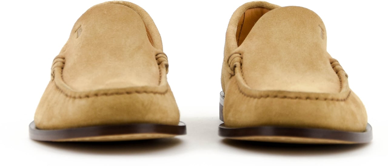 Tod's Metal Studs Loafer Camel Beige