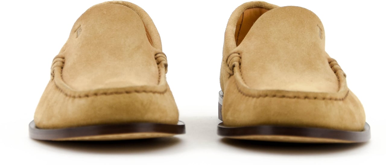 Tod's Metal Studs Loafer Camel Beige