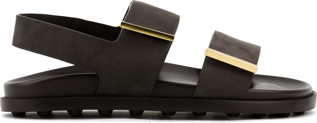 Tod's Two Strap Sandal Brown Bruin
