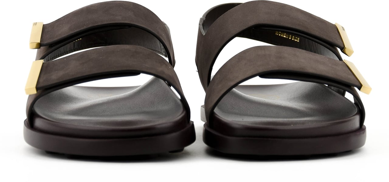 Tod's Two Strap Sandal Brown Bruin