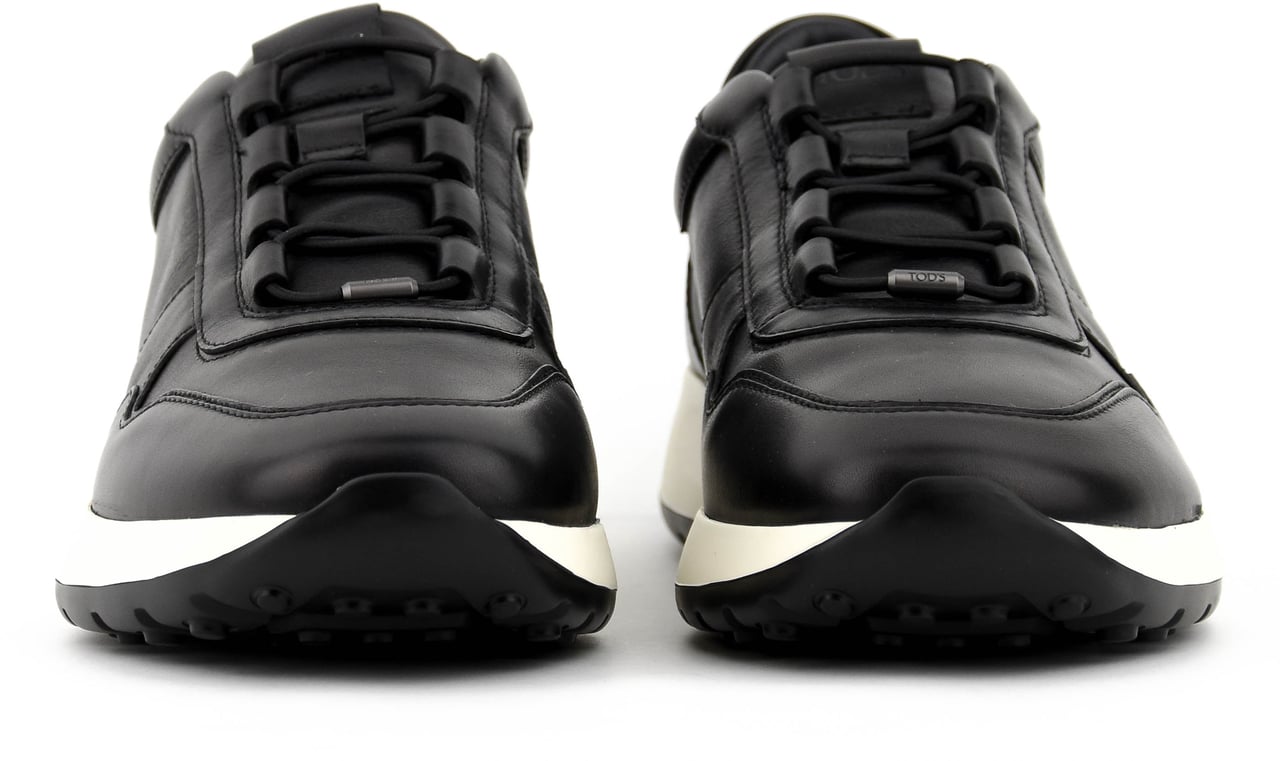 Tod's Tod's  Red Dot Sneaker Nappa Black Zwart