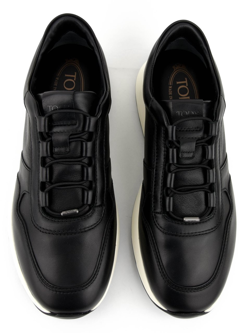 Tod's Tod's  Red Dot Sneaker Nappa Black Zwart