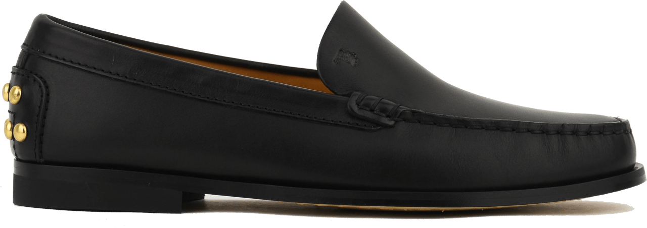 Tod's Metal Studs Loafer Black Zwart