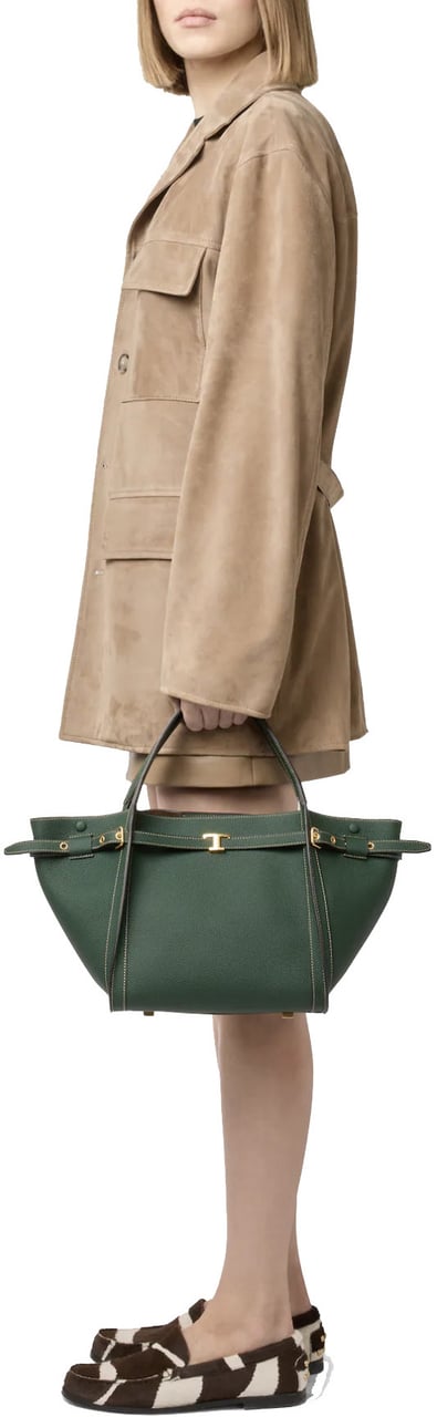 Tod's Shopping Bag Green Groen