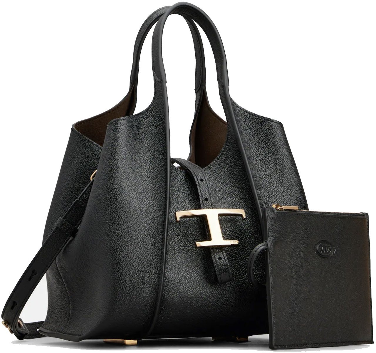 Tod's T Timeless Shopping Bag Black Zwart