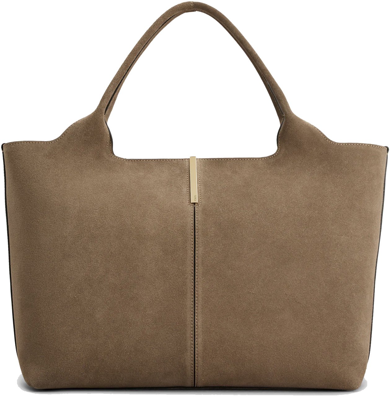 Tod's Shopping Bag Beige Suede Beige