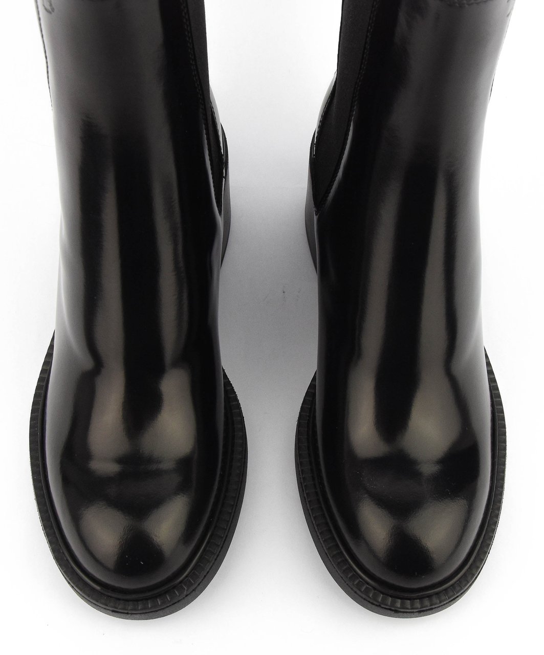Tod's Ankle Boot High Shine Black Zwart