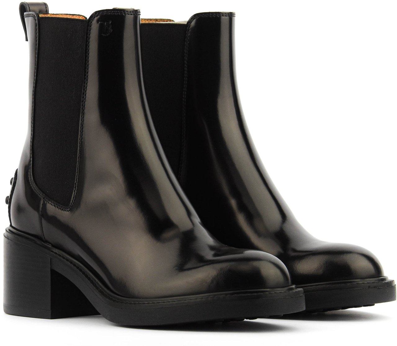 Tod's Ankle Boot High Shine Black Zwart