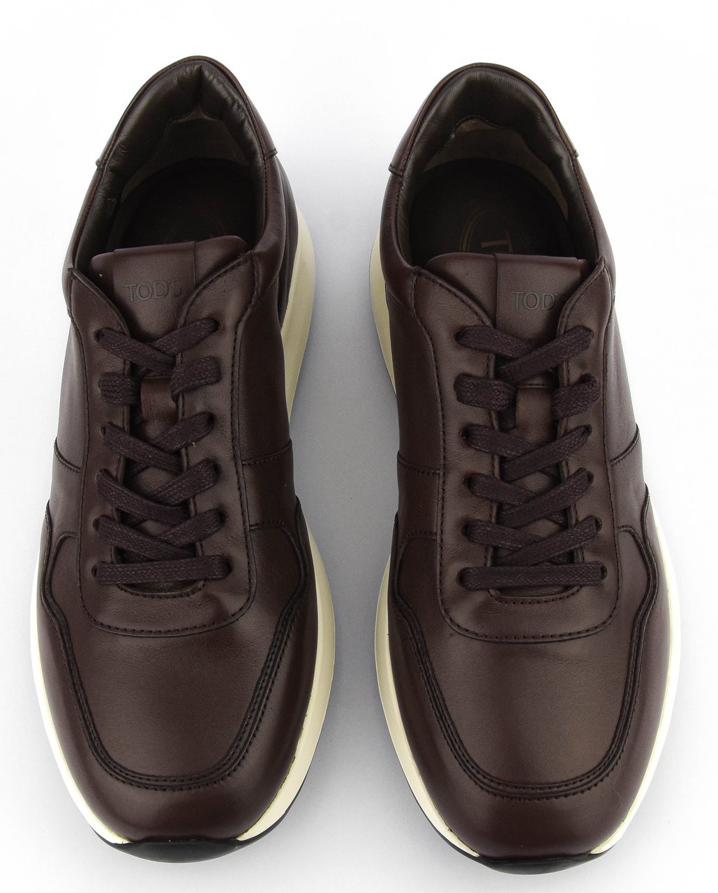 Tod's Red Dot Sneaker Nappa Brown Bruin