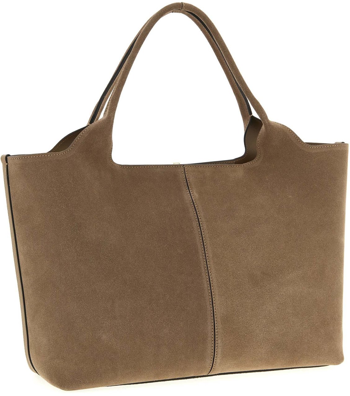 Tod's Beige Calfskin Tote Bag Beige