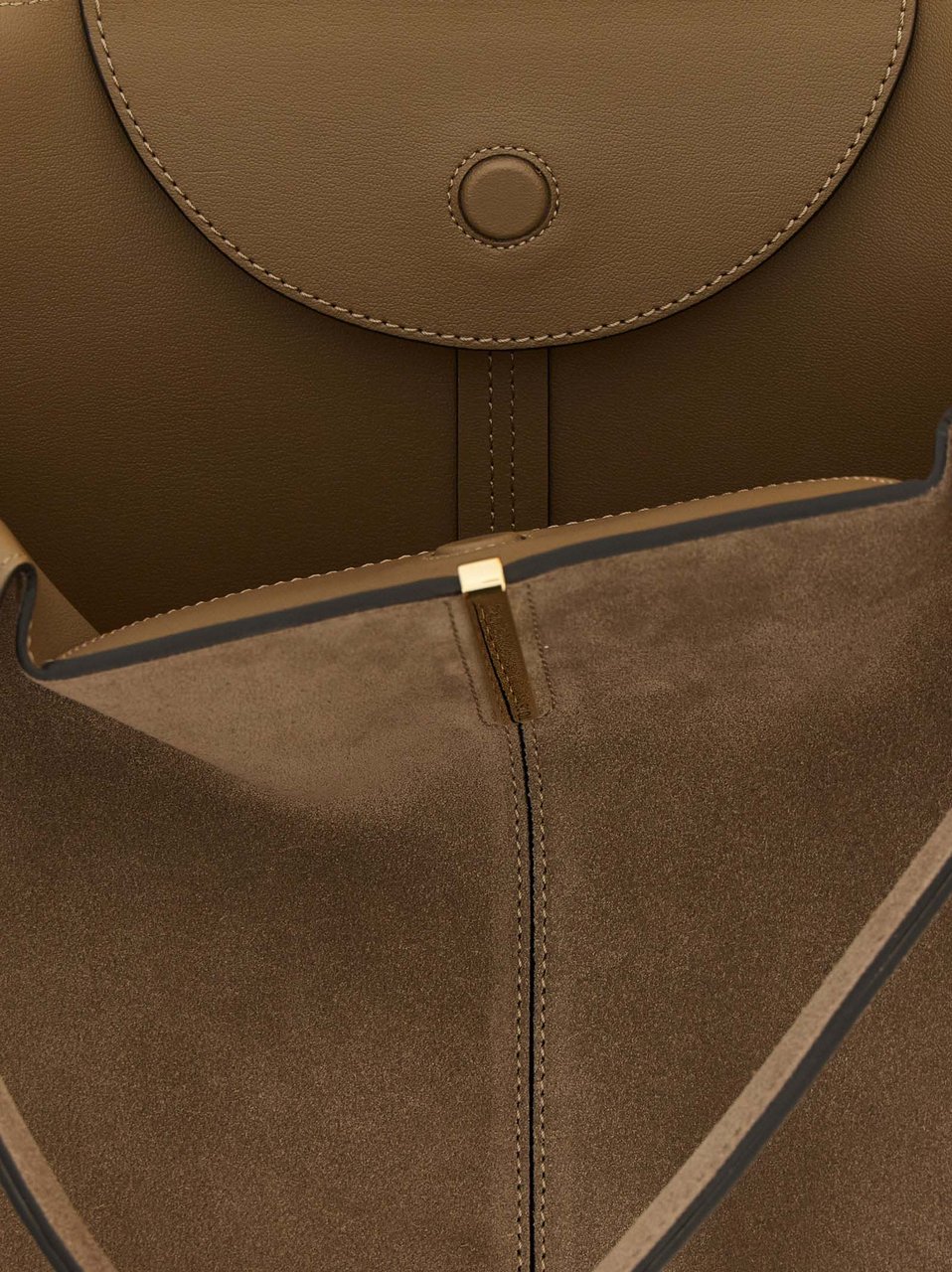 Tod's Beige Calfskin Tote Bag Beige