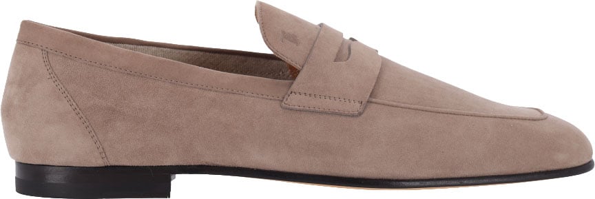 Tod's Suede Moccasins – Beige Neutraal