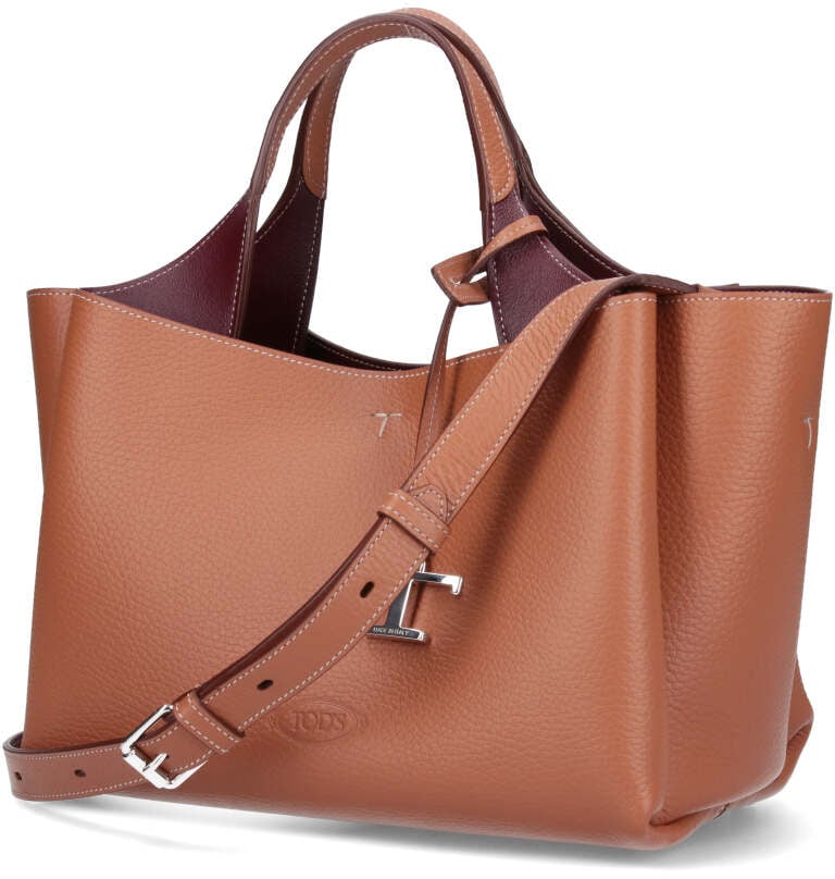Tod's Tod'S Mini Logo Bag – Brown Neutraal