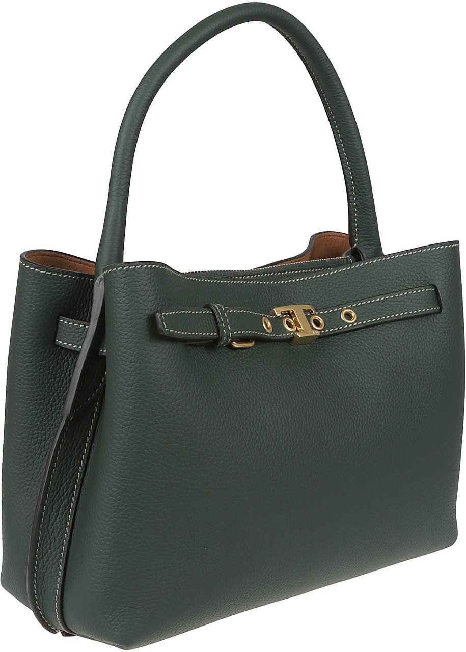 Tod's Mini Calfskin Leather Bag Grijs