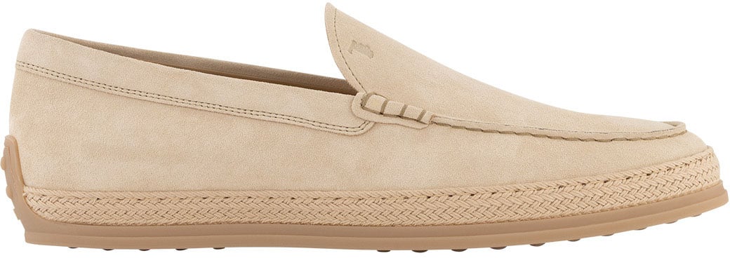 Tod's Pantofola Gomma Rafia Tv Beige