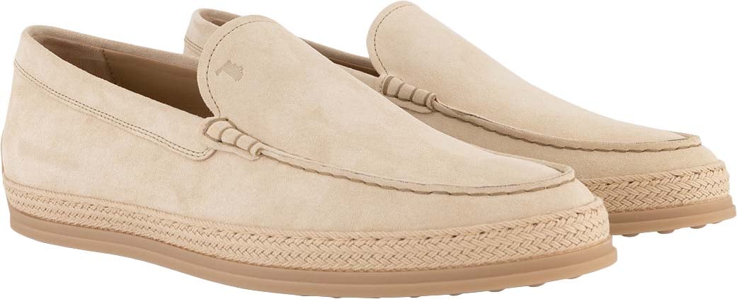 Tod's Pantofola Gomma Rafia Tv Beige