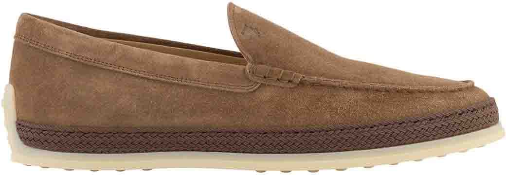 Tod's Pantofola Gomma Rafia Tv Bruin