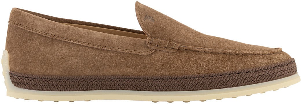 Tod's Pantofola Gomma Rafia Tv Bruin