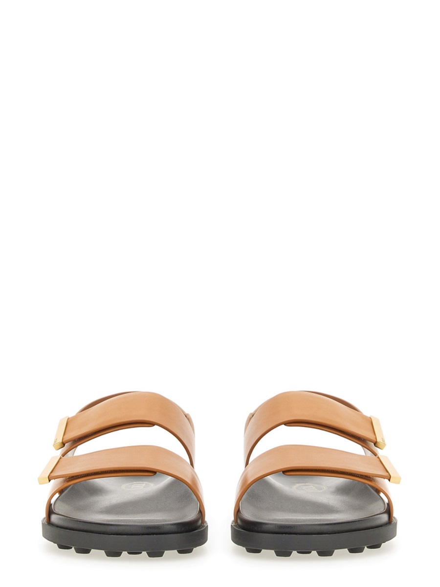 Tod's LEATHER SANDAL Bruin
