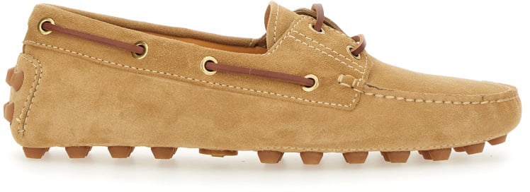 Tod's LEATHER LOAFER Beige