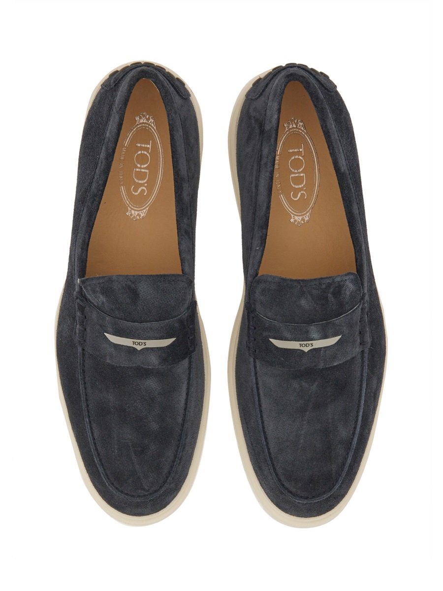 Tod's SUEDE LOAFER Blauw