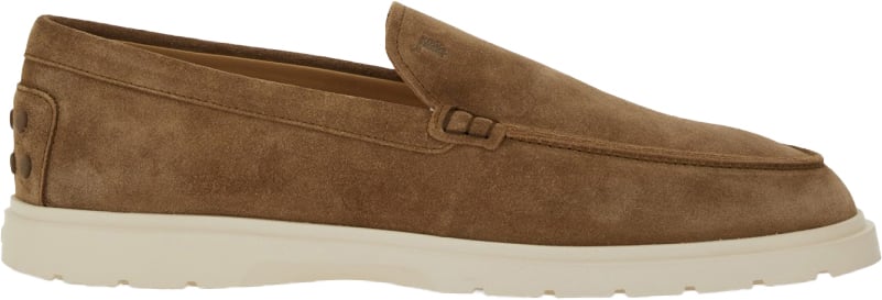 Tod's LEATHER SLIPPER LOAFER Bruin