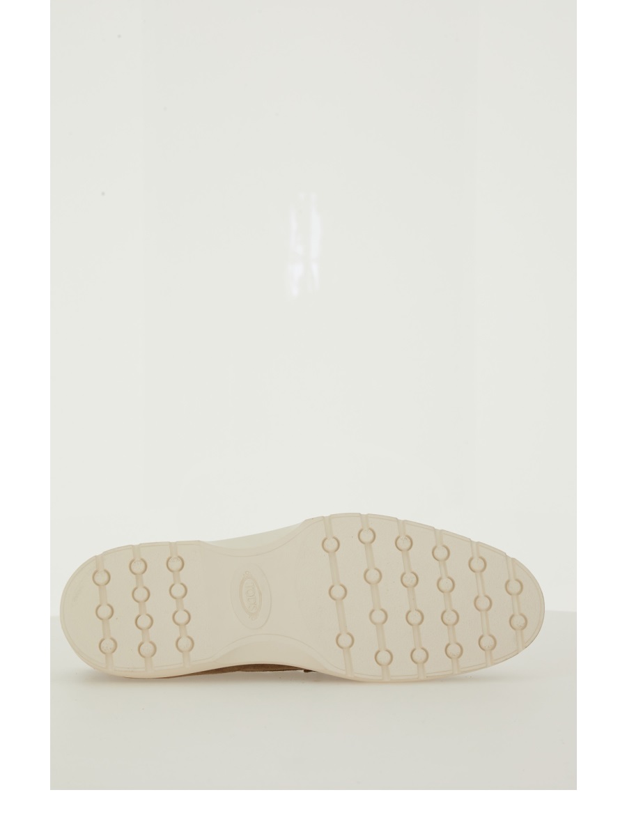 Tod's LEATHER SLIPPER LOAFER Bruin