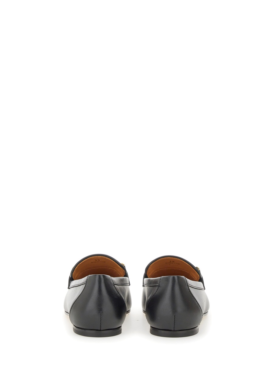 Tod's LEATHER LOAFER Zwart