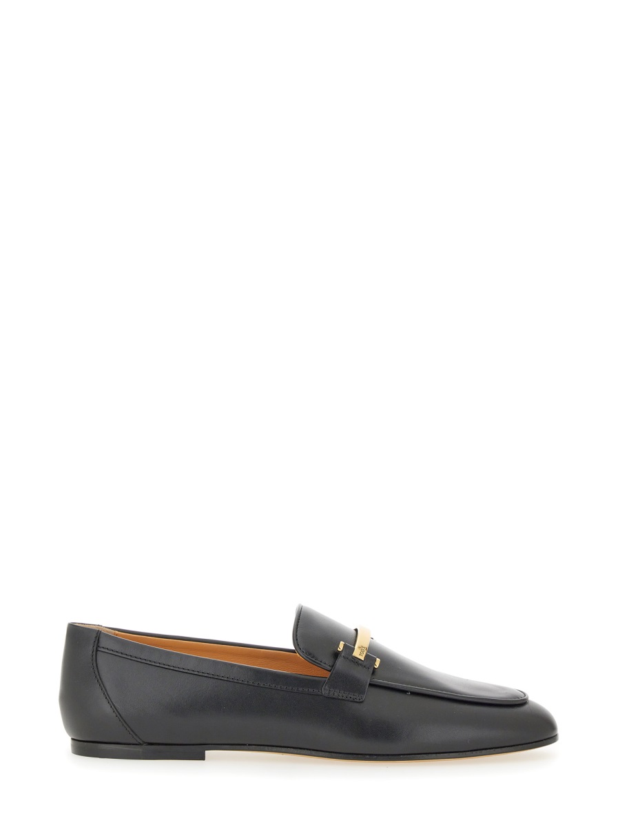 Tod's LEATHER LOAFER Zwart